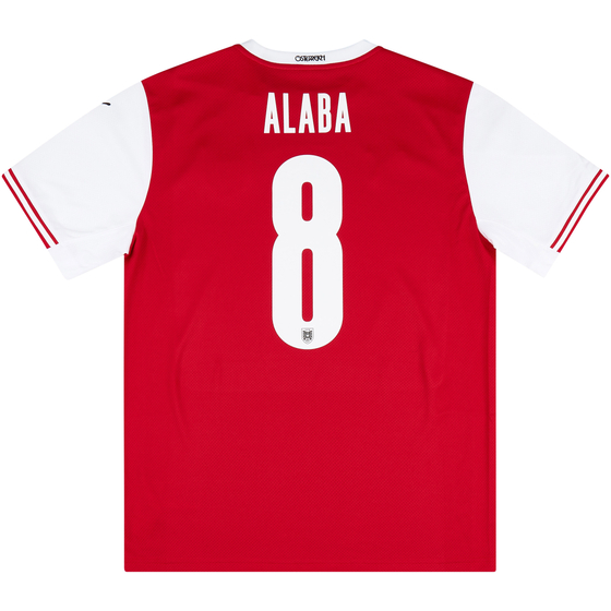 2020-21 Austria Home Shirt Alaba #8