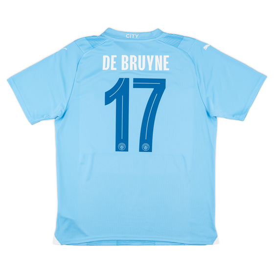 2023-24 Manchester City Home Shirt De Bruyne #17