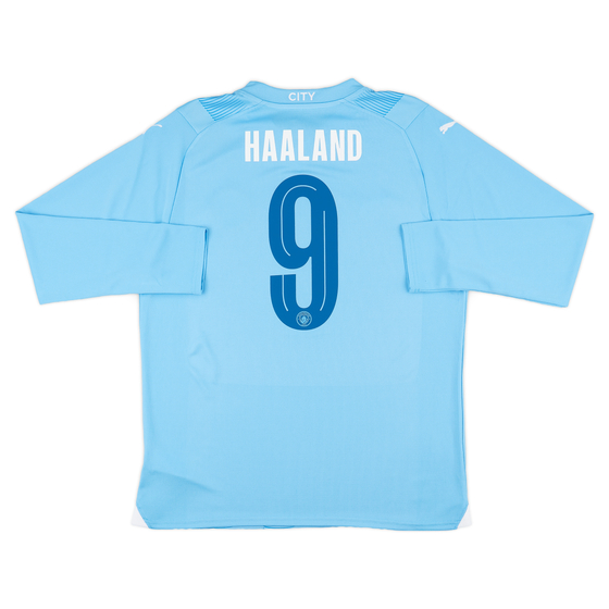2023-24 Manchester City Home L/S Shirt Haaland #9