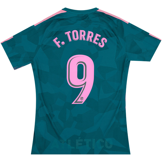 2017-18 Atletico Madrid Player Issue Third Shirt F.Torres #9 - NEW