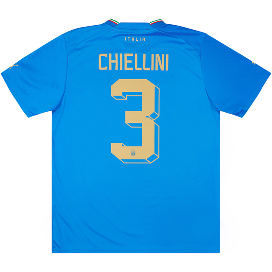 2022-23 Italy Home Shirt Chiellini #3