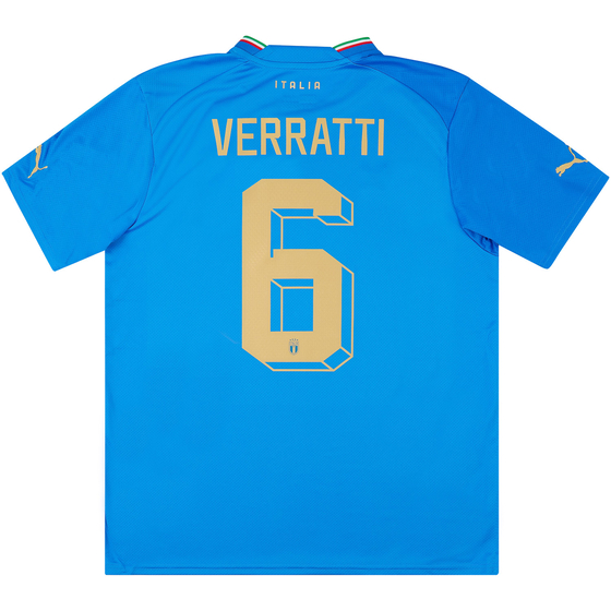 2022-23 Italy Home Shirt Verratti #6