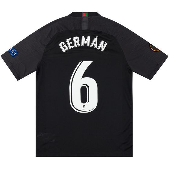 2020-21 Granada Match Issue Europa League Away Shirt Germán #6 (v Man Utd)