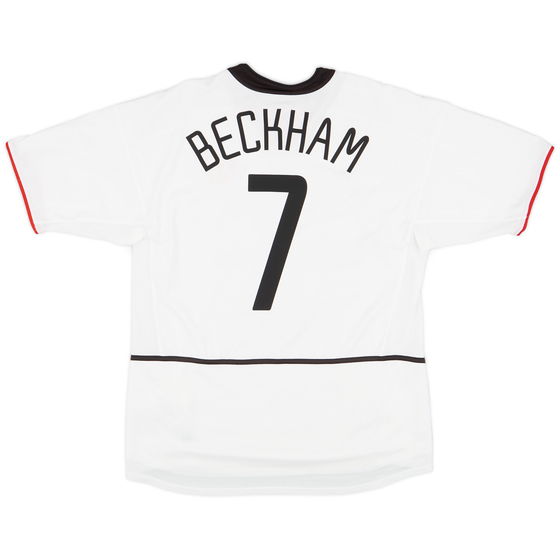 2002-03 Manchester United Away Shirt Beckham #7