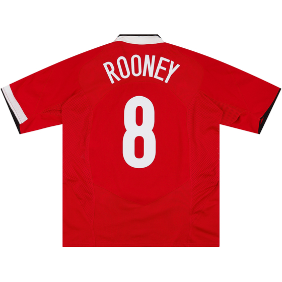 2004-06 Manchester United Home Shirt Rooney #8