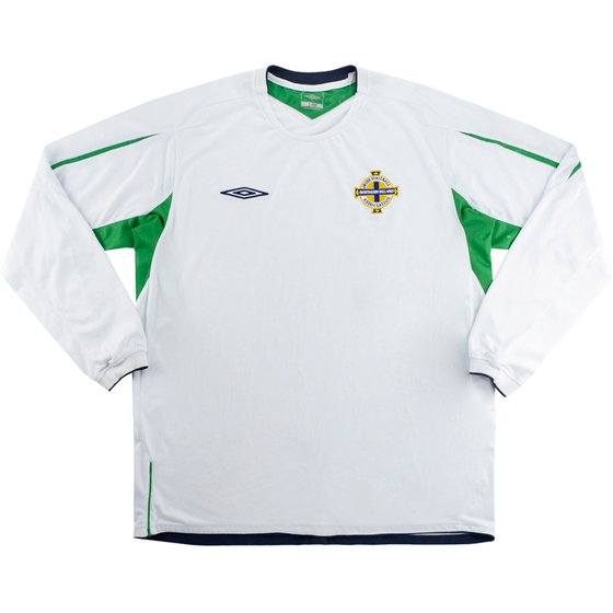 2004-06 Northern Ireland Away L/S Shirt - 8/10 - (S)