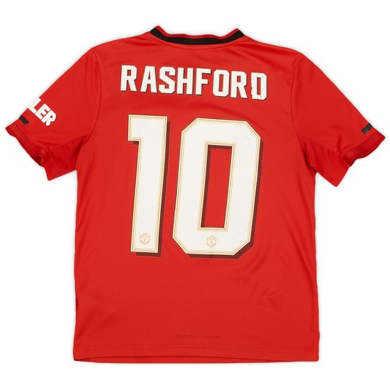 2019-20 Manchester United Home Shirt Rashford #10 - 6/10 - (L.Boys)