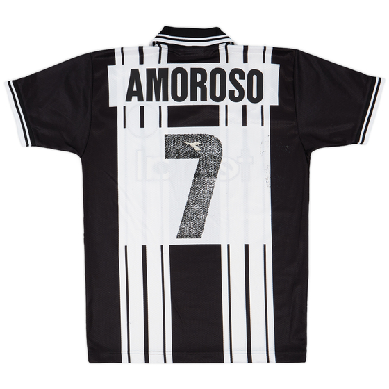 1998-99 Udinese Home Shirt Amoroso #7 - 6/10 - (M)