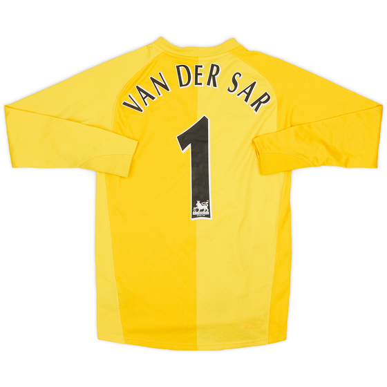 2006-07 Manchester United GK Shirt Van Der Sar #1 - 8/10 - (M.Boys)