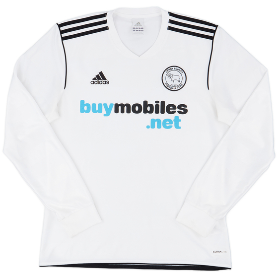 2010-11 Derby County Home L/S Shirt - 6/10 - (M)