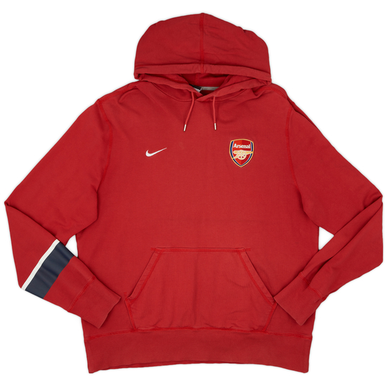 2013-14 Arsenal Nike Hooded Sweat Top - 8/10 - (XL)