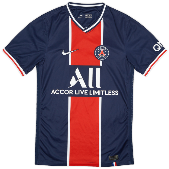 2020-21 Paris Saint-Germain Home Shirt - 7/10 - (XS)