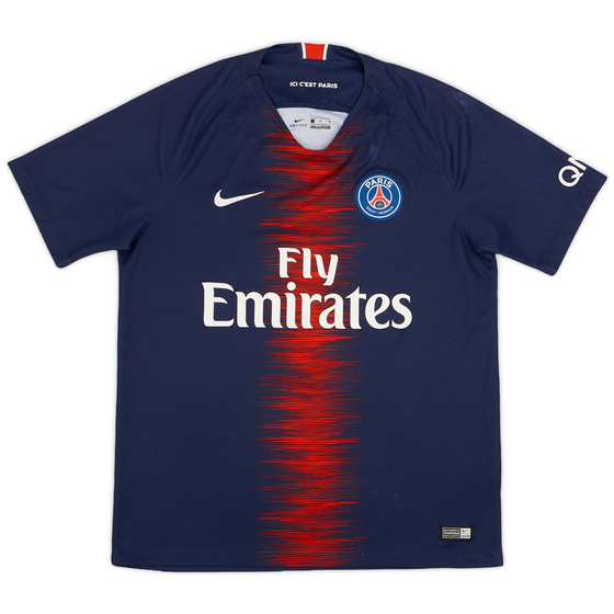 2018-19 Paris Saint-Germain Home Shirt - 5/10 - (L)