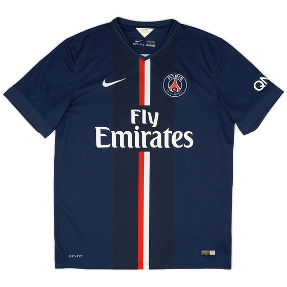 2014-15 Paris Saint-Germain Home Shirt - 8/10 - (L)