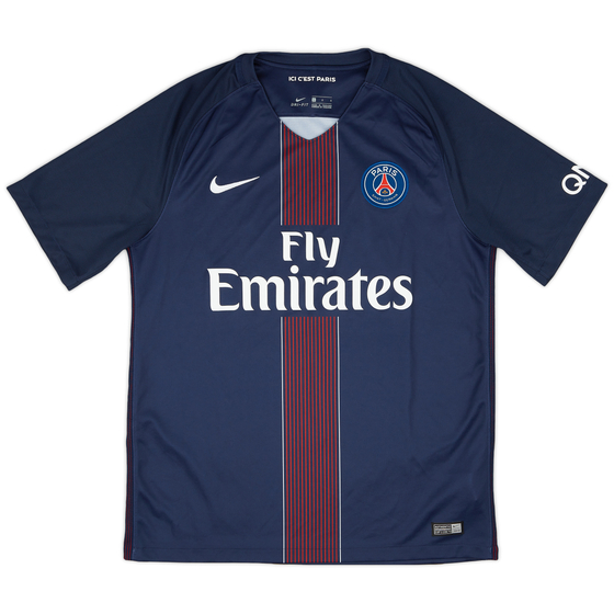 2016-17 Paris Saint-Germain Home Shirt - 7/10 - (L)