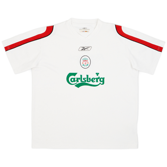 2003-04 Liverpool Reebok Training Shirt - 8/10 - (L)