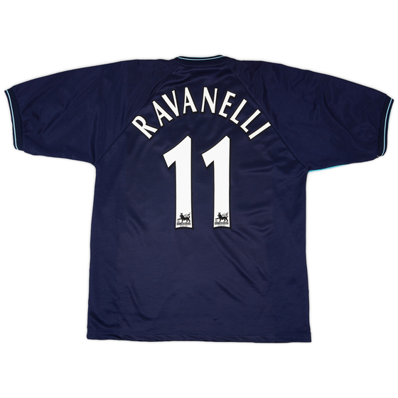 2001-02 Derby County Away Shirt Ravanelli #11 - 8/10 - (L)