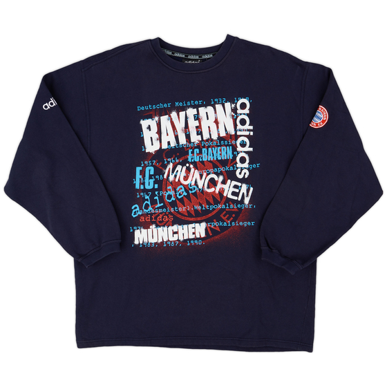 1990s Bayern Munich adidas Graphic Sweat Top - 9/10 - (L)