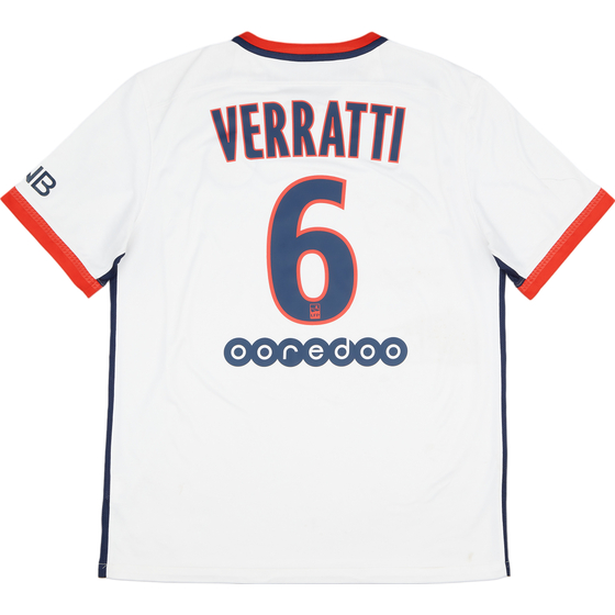 2015-16 Paris Saint-Germain Away Shirt Verratti #6 - 5/10 - (L)
