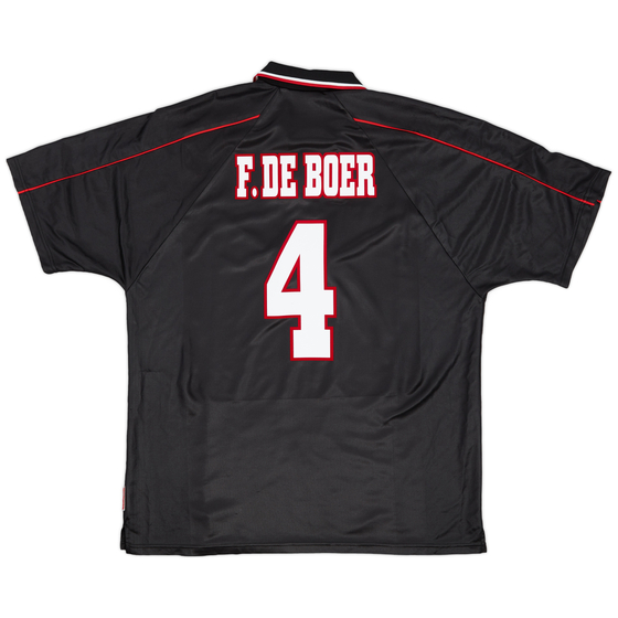 1998-99 Ajax Away Shirt F.De Boer #4 - 8/10 - (XL)