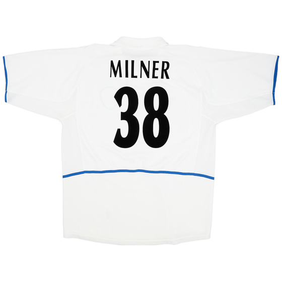 2002-03 Leeds United Home Shirt Milner #38 - 8/10 - (XL)