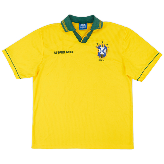 1993-94 Brazil Home Shirt - 8/10 - (XL)