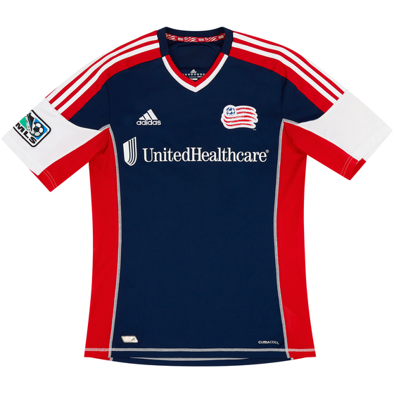 2012-13 New England Revolution Match Issue Home Shirt Fagundez #14