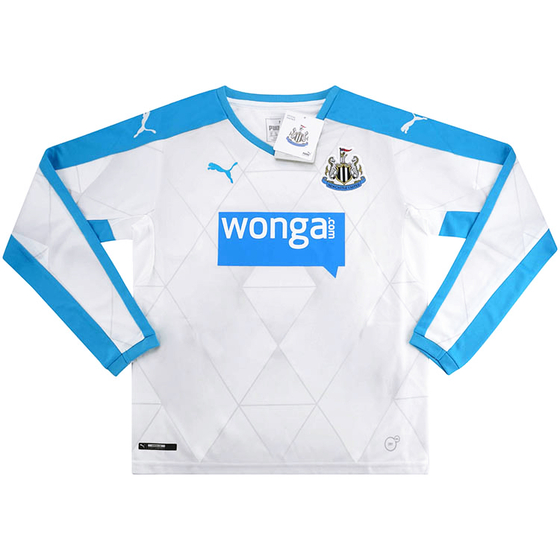 2015-16 Newcastle Away L/S Shirt (KIDS)