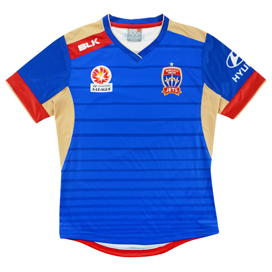 2015-16 Newcastle Jets Home Shirt - 10/10 - S