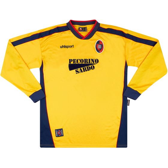 2000-01 Cagliari Third L/S Shirt - 8/10 - (XL)