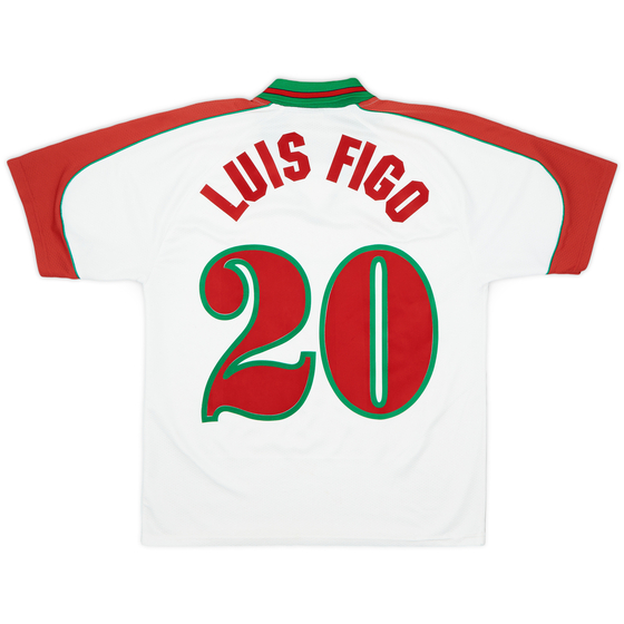 1996-97 Portugal Away Shirt Luis Figo #20 - 8/10 - (M)