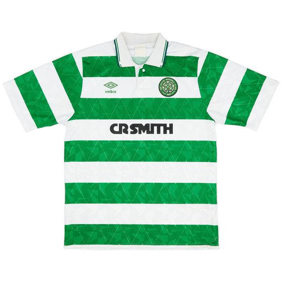 1989-91 Celtic Home Shirt - 8/10 - (L)