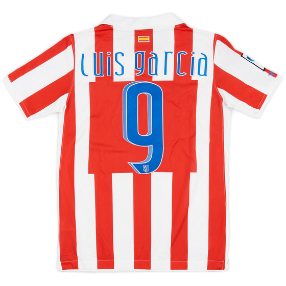 2010-11 Atletico Madrid Home Shirt Luis Garcia #9 - 8/10 - (XL.Boys)