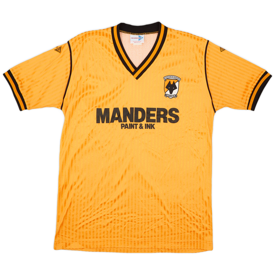 1989-90 Wolves Home Shirt - 8/10 - (XL)