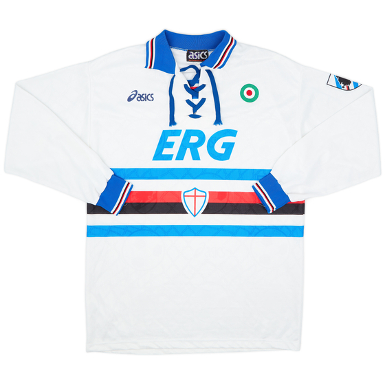 1994-95 Sampdoria Away L/S Shirt - 9/10 - (XXL)