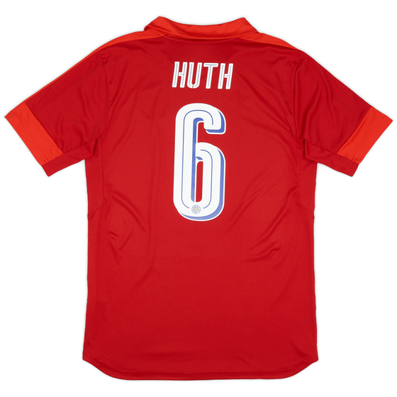 2016-17 Leicester Away Shirt Huth #6 - 9/10 - (M)