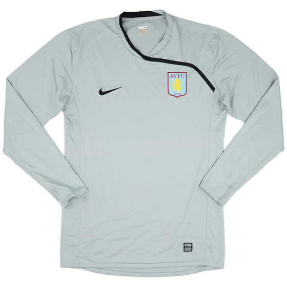 2008-09 Aston Villa Player Issue GK Shirt - 8/10 - (XL)