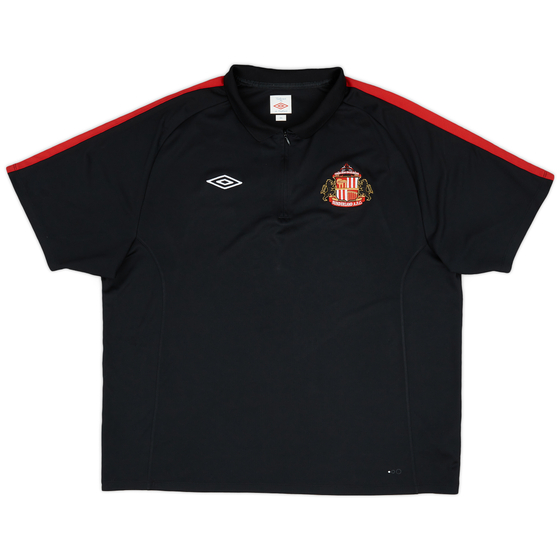 2011-12 Sunderland Umbro 1/4 Zip Training Polo Shirt - 9/10 - (3XL)