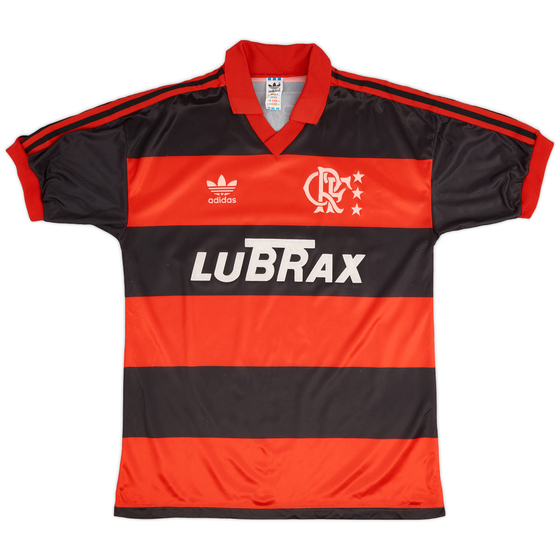 1990-92 Flamengo Home Shirt - 8/10 - (L)