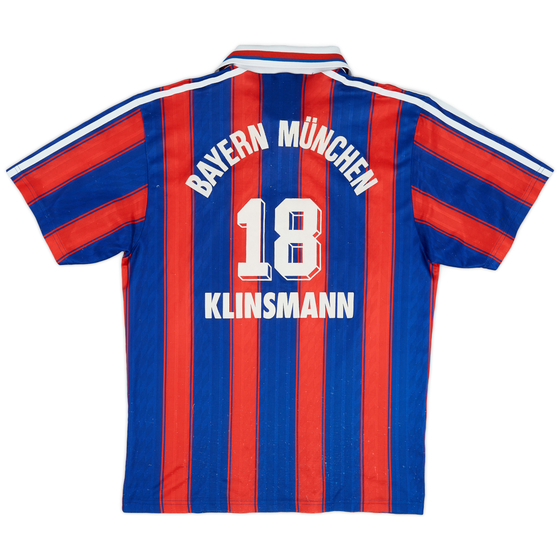 1995-97 Bayern Munich Home Shirt Klinsmann #18 - 7/10 - (S)