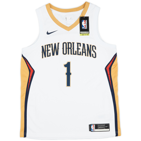 2019-24 New Orleans Pelicans Williamson #1 Nike Swingman Home Jersey (M)