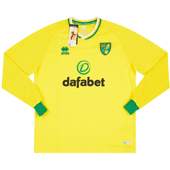 2020-21 Norwich Home L/S Shirt