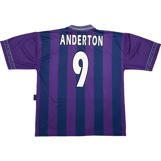1995-97 Tottenham Away Shirt Anderton #9 - 8/10 - (L)