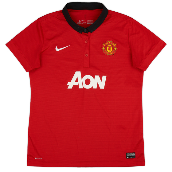 2013-14 Manchester United Home Shirt - 8/10 - (Women's M)