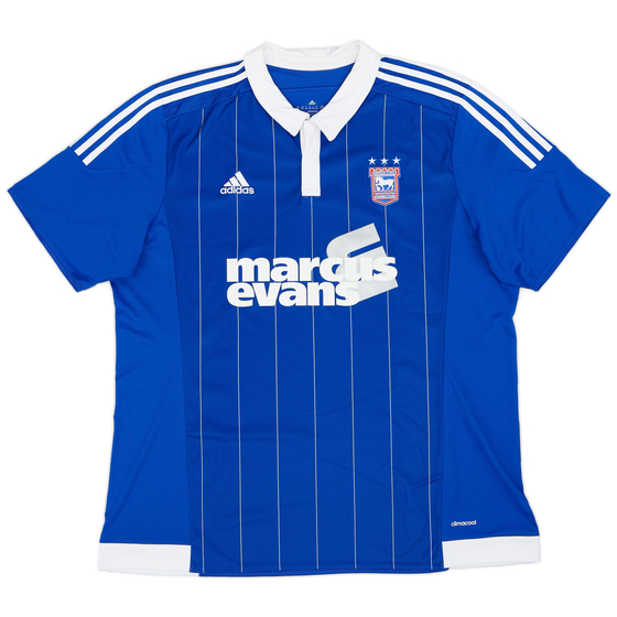 2015-16 Ipswich Home Shirt - 8/10 - (XXL)