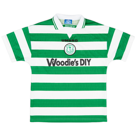 1997-98 Shamrock Rovers Home Shirt - 8/10 - (L)