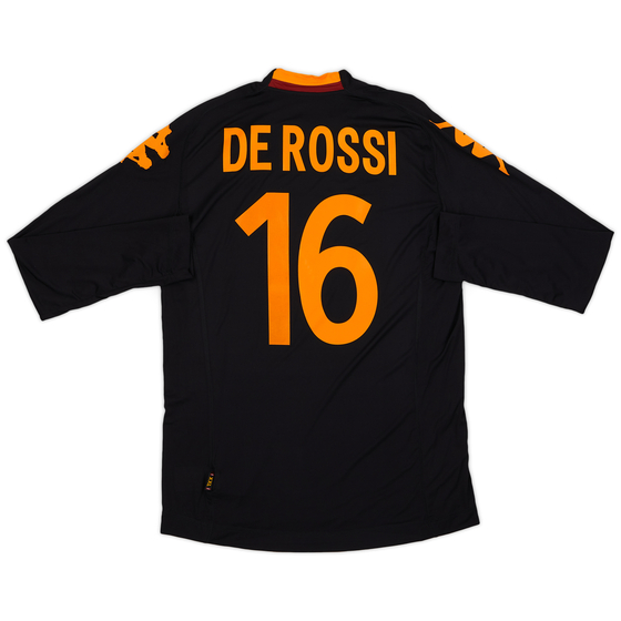 2012-13 Roma Third L/S Shirt De Rossi #16 (XXL)