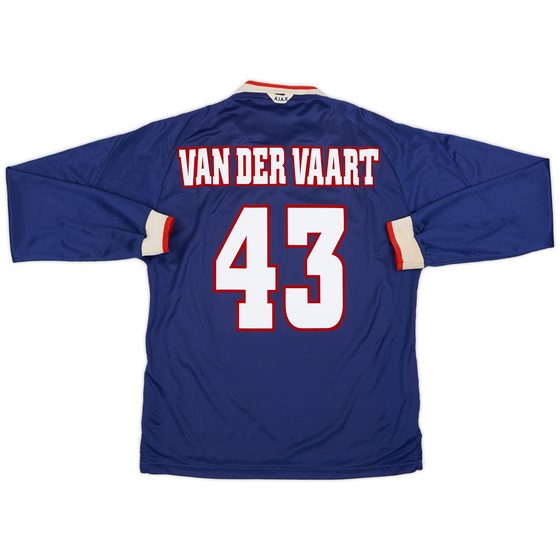 1999-00 Ajax Away L/S Shirt Van Der Vaart #43 - 6/10 - (M)