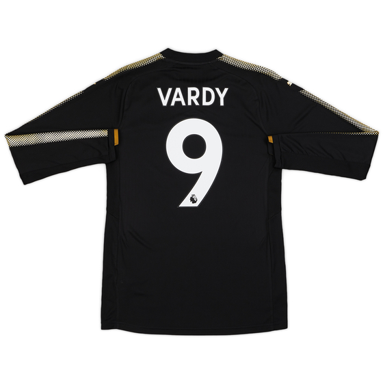 2017-18 Leicester Away L/S Shirt Vardy #9 - 9/10 - (S)
