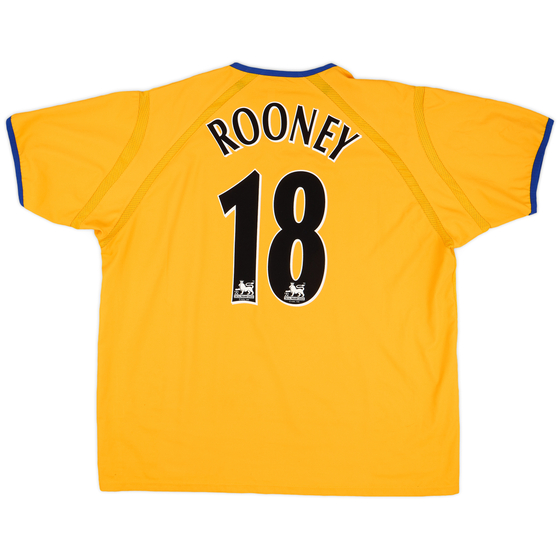 2003-04 Everton Away Shirt Rooney #18 - 8/10 - (XXL)